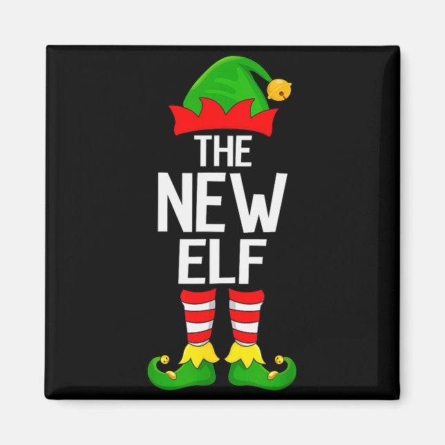 New Elf Xmas Matching Family Elf Squad Christmas  Magnet (Front)