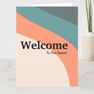 New Employee Welcome Card
