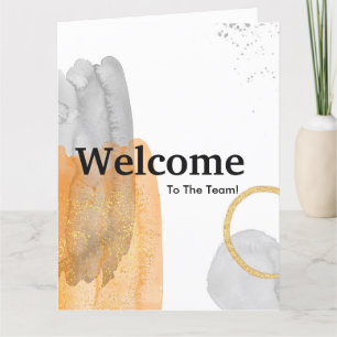 New Employee Welcome Watercolor Card