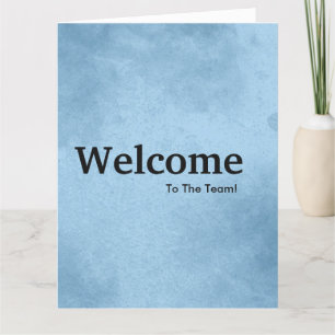 New Employee Welcome Watercolor Card