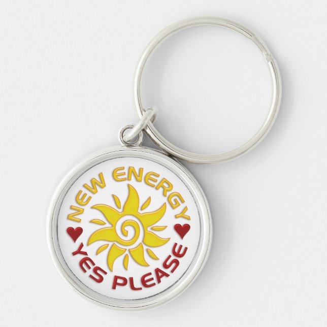 NEW ENERGY SUN KEY RING (Front)