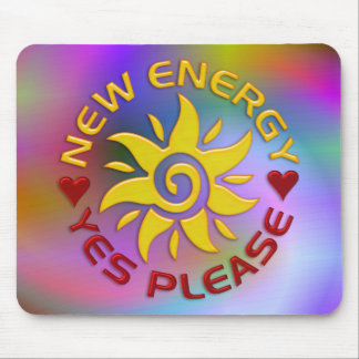 NEW ENERGY SUN | light coloured Mouse Pad
