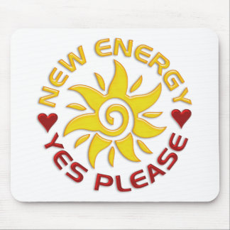 NEW ENERGY SUN | make your own background Mouse Pad