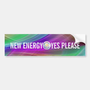 NEW ENERGY - YES PLEASE BUMPER STICKER