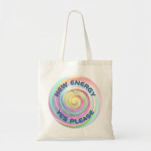 NEW ENERGY - YES PLEASE with heart Tote Bag
