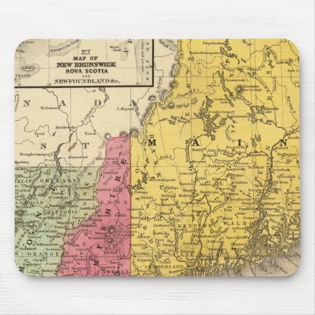 New England 3 Mouse Pad (Front)