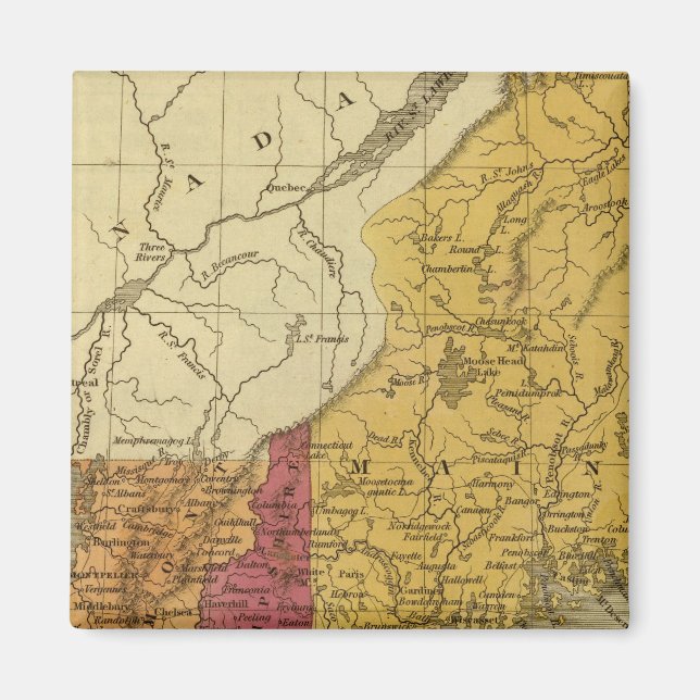 New England 5 Magnet (Front)