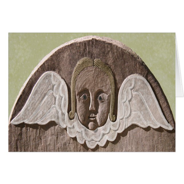New England Angel Card (Lt. Green) (Front Horizontal)