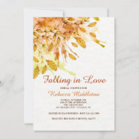 New England Autumn Invitation