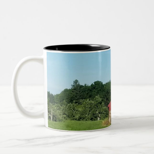 New England Barn & Forestry Two-Tone Coffee Mug (Left)
