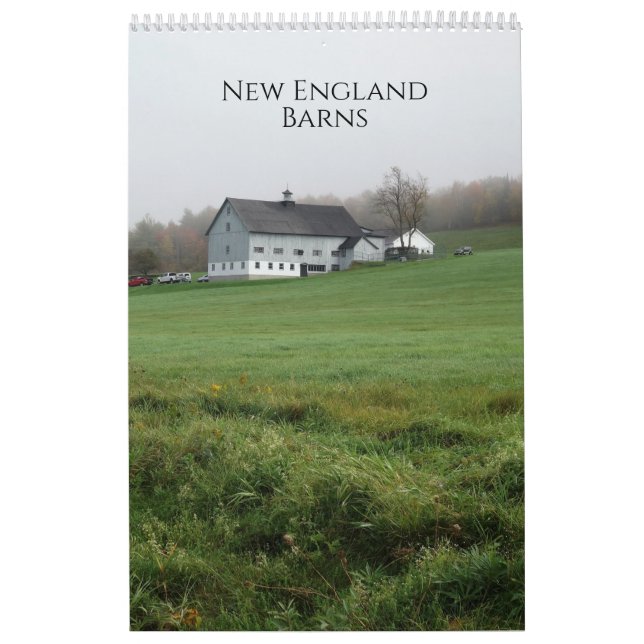 New England Barns Calendar (Cover)