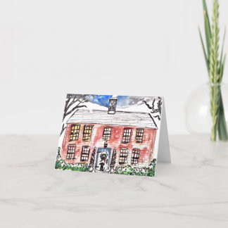 New England Christmas Holiday Card
