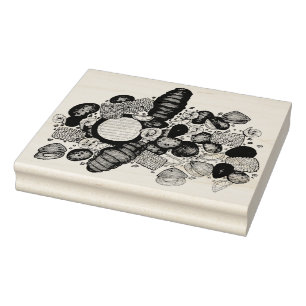 New England Clambake Seafood Restaurant Fishmarket Rubber Stamp