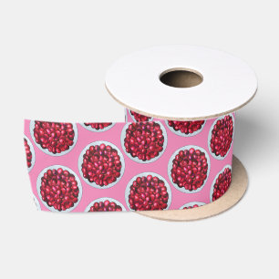 New England Cranberries Cranberry Bog Berries Satin Ribbon