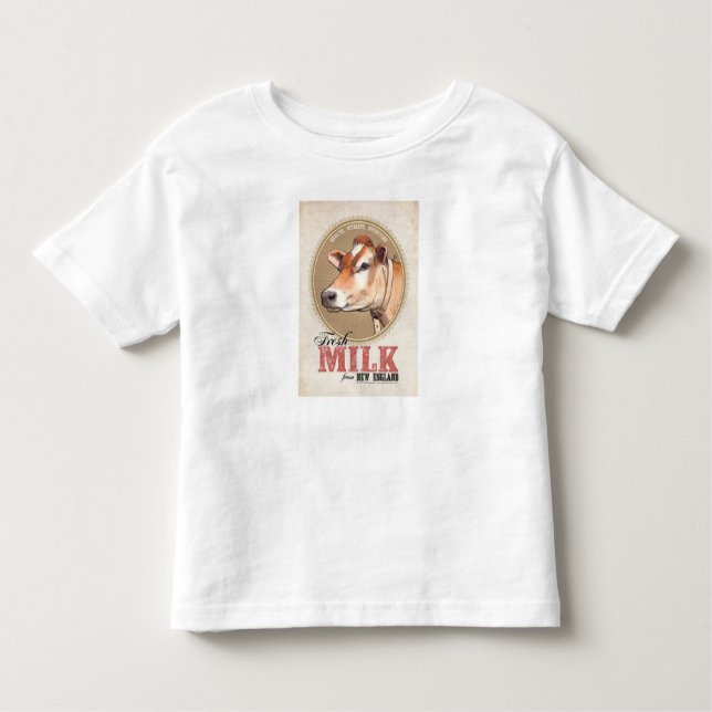 "New England Fresh Milk" Toddler T-Shirt (Front)