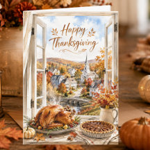 New England in Autumn Happy Thanksgiving