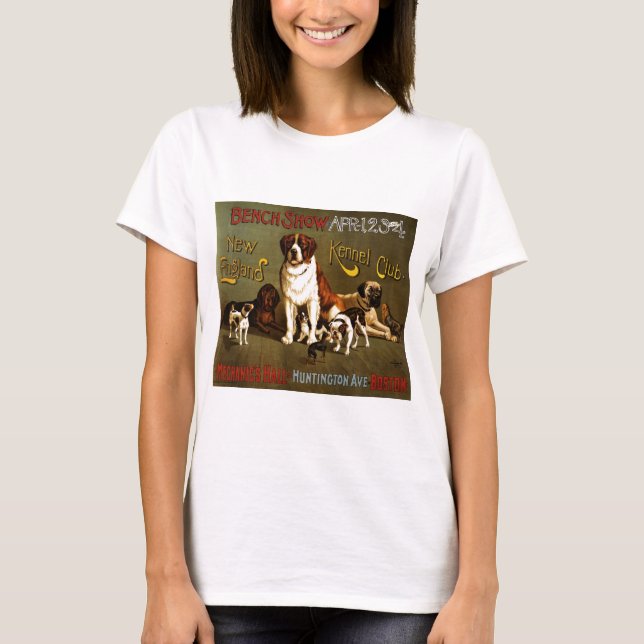 New England Kennel Club c.1890 show poster T-Shirt (Front)