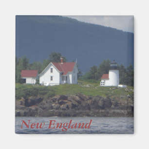 New England Lighthouse Magnet