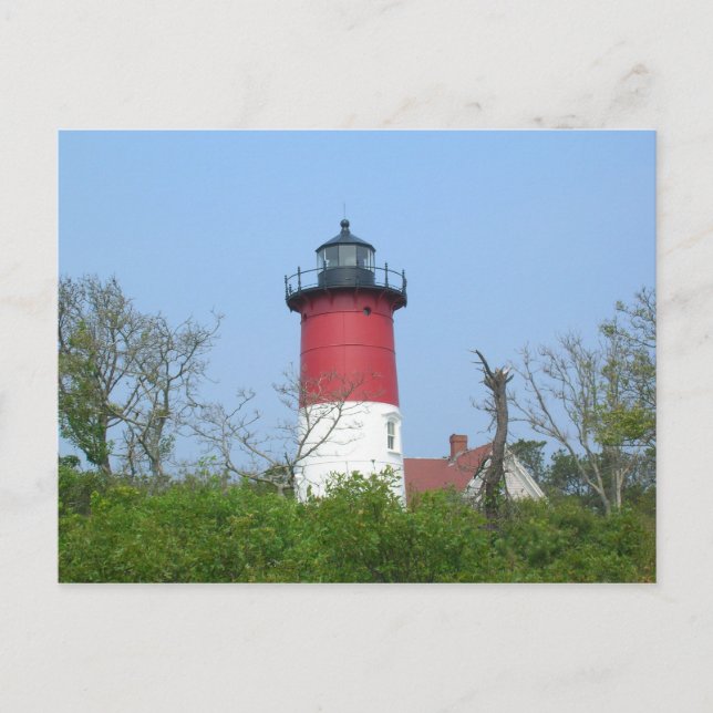 New England Lighthouse Postcard-Nauset Light Postcard (Front)