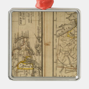 New England, Middle States Metal Tree Decoration