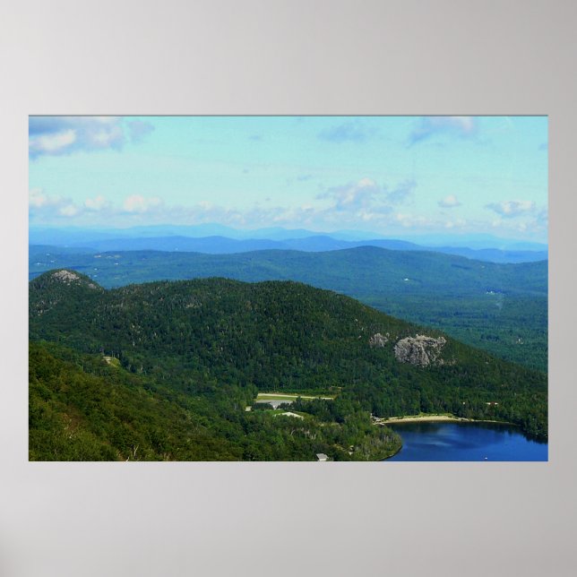 New England Mountain Landscape  View Poster (Front)