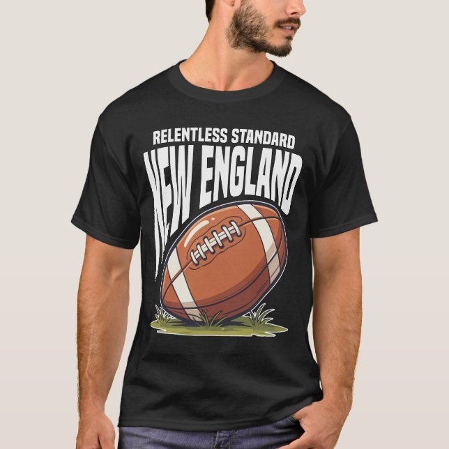 NEW ENGLAND RELENTLESS STANDARD - NEW ENGLAND FOOT T-Shirt (Front)