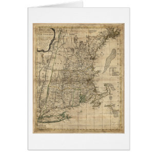 New England Revolutionary War Era Map (1776)