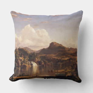 New England Scenery Frederic Edwin Church Cushion