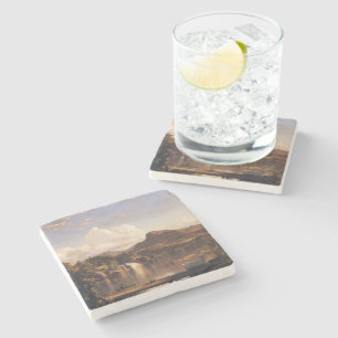 New England Scenery Frederic Edwin Church Stone Coaster
