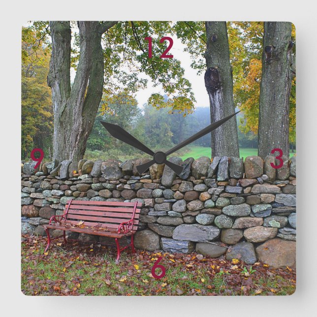 New England Stone Wall Clock (Front)