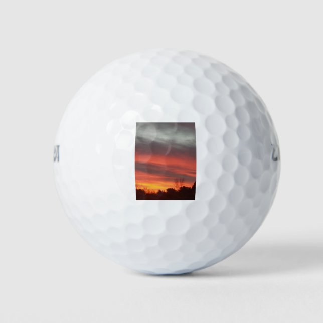 New England Sunset Golf Balls (Front)