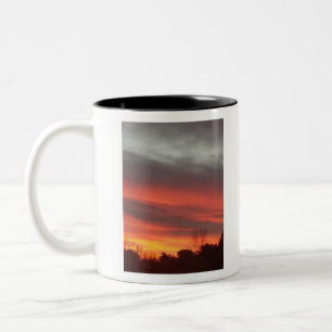 New England Sunset Two-Tone Coffee Mug