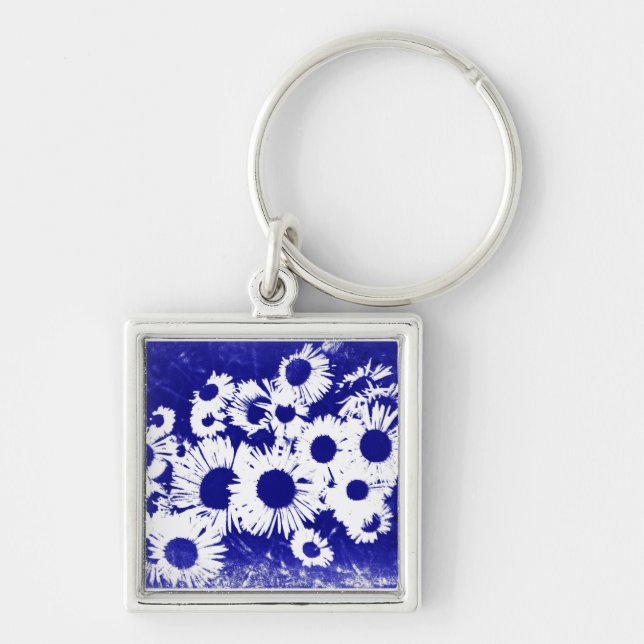 New England Wild Aster Key Ring (Front)