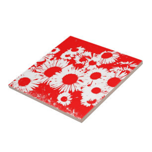 New England Wild Aster Tile