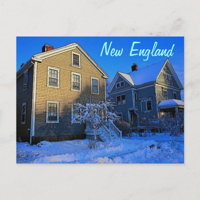New England Winter Postcard (Front)