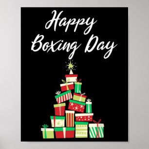 New Era Designs - Happy Boxing Day With Christmas  Poster