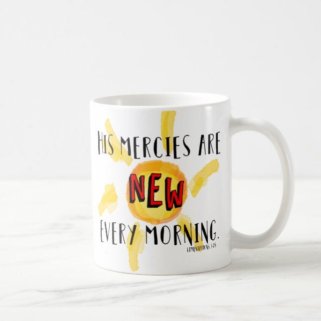 New Every Morning Coffee Mug (Right)