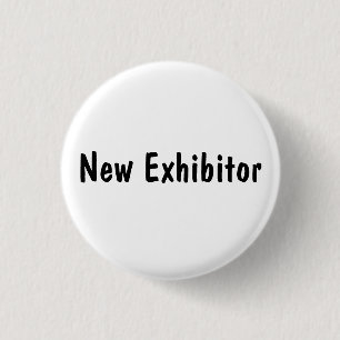 New Exhibitor 3 Cm Round Badge