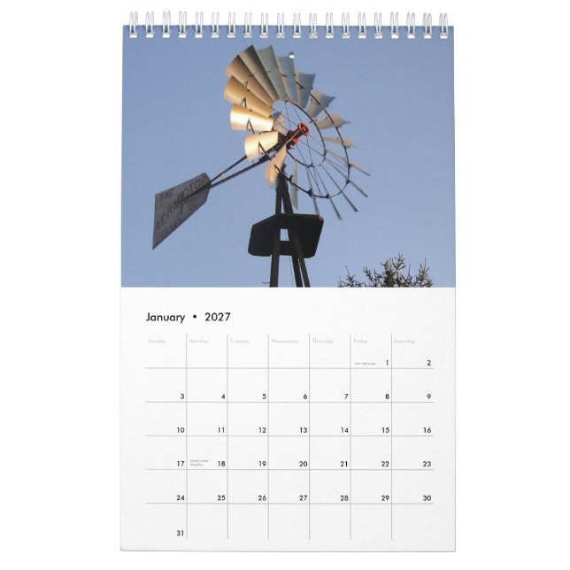 New! Farm & Fields of Preble County Ohio Photos Calendar (Jan 2027)