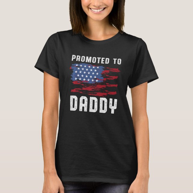 New First Time Dad Police Law Enforcement Daddy  _ T-Shirt (Front)