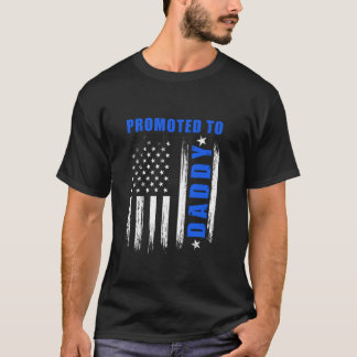 New First Time Dad Police Law Enforcement Daddy T-Shirt