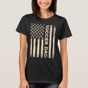 New First Time Dad To Be Symbol Tools Soccer Flag T-Shirt