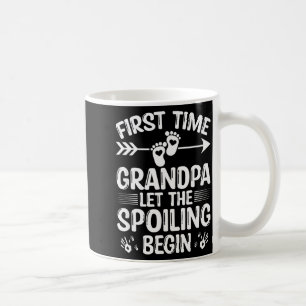New First Time Grandpa Let The Siling Begin  Coffee Mug