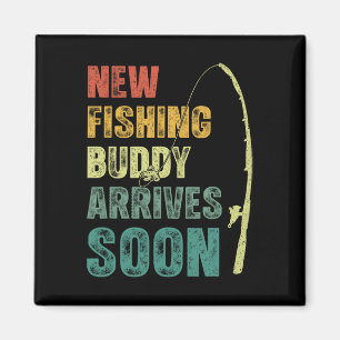 New Fishing Buddy Coming Soon Fishing Pregnancy An Magnet