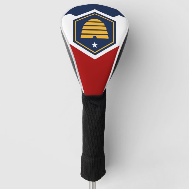New flag of Utah State  Golf Head Cover (Front)
