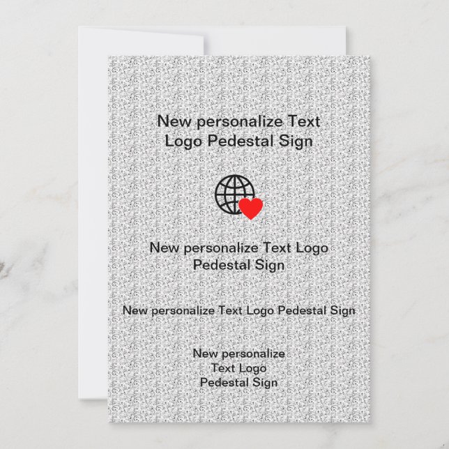 New Flat Invitation Customise your own (Front)