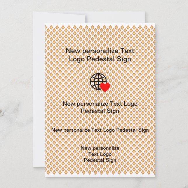 New Flat Invitation Customise your own (Front)