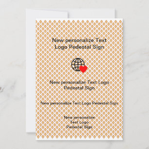 New Flat Invitation Customise your own