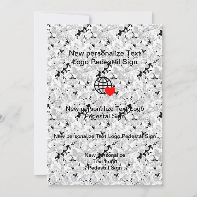 New Flat Invitation Customise your own (Front)