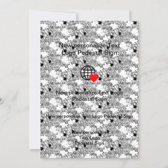 New Flat Invitation Customise your own (Front)